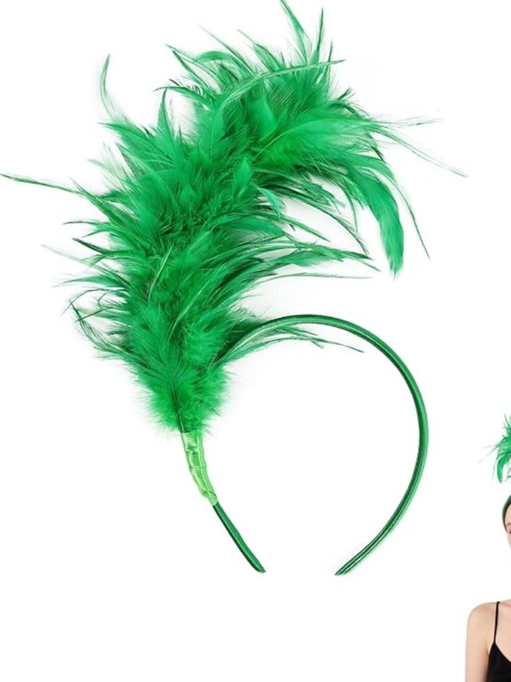 Feather Headband for Women Feather Fascinator Headband